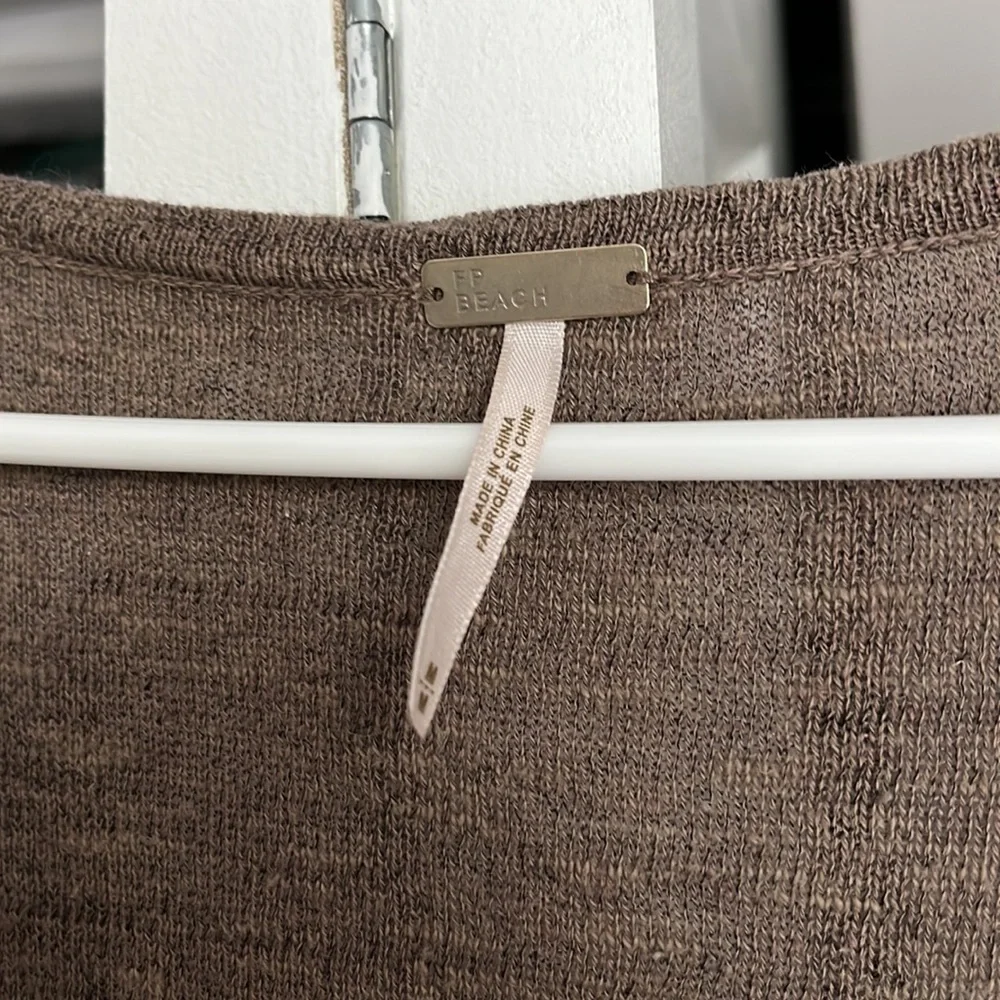 Free People Oversized Knit Sweater Pullover, lightly worn
